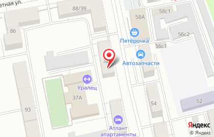 1С: Франчайзи. Субконто на улице Октябрьской Революции на карте