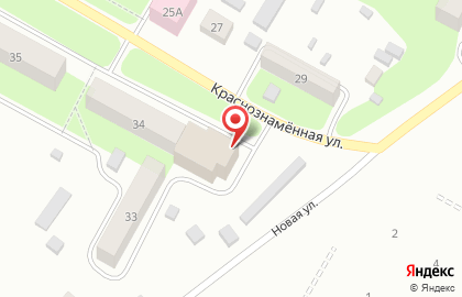 Магазин одежды и обуви Радостный на Краснознамённой улице на карте