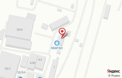 Нова на Центральной улице на карте