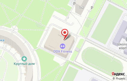 Фитнес-клуб DDX Fitness на метро Аминьевская на карте