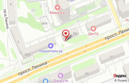 Интерком на проспекте Ленина на карте