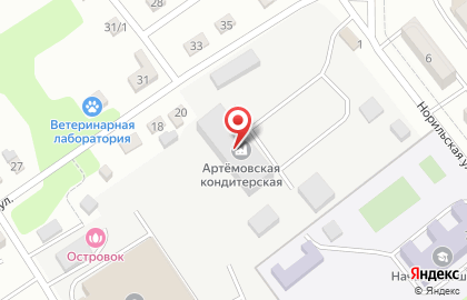ОАО Артемовский хлебокомбинат на карте