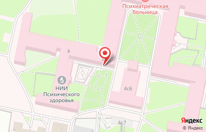 Больница Томская клиническая психиатрическая больница на Алеутской улице на карте
