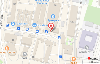 Телекоммуникационная компания МТС на площади Свободы на карте