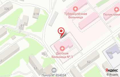 Городская детская больница №6 на карте