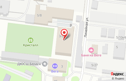 КРИСТАЛЛ в Бердске на карте