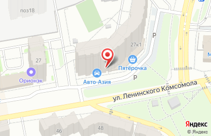 Магазин запчастей для корейских автомобилей Авто-кореец на улице Ленинского Комсомола на карте