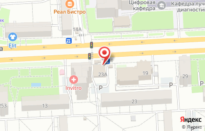 Киоск в Железнодорожном районе на карте