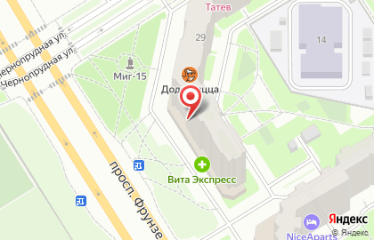 Городское кафе Такеши в Фрунзенском районе на карте