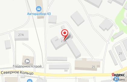Автосервис BerlinAuto на улице Северное Кольцо на карте
