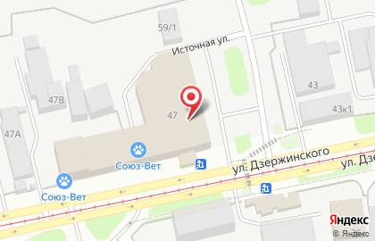 АвтоБум на улице Карпинского на карте