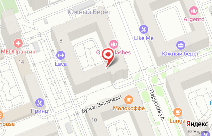 Школа рисования Поздеевка на Парусной улице на карте