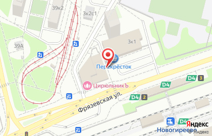 Салон связи Tele2 на Фрязевской улице на карте