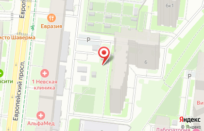 Первая Невская Клиника в Кудрово на карте