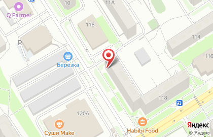Любаша на улице Красная Сибирь на карте