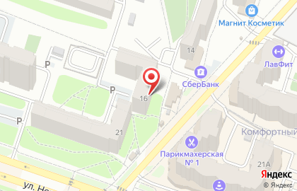Продуктовый магазин в Рязани на карте
