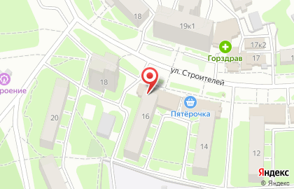 Фотосалон Астра на улице Строителей на карте