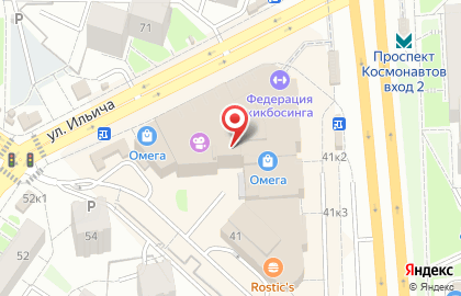 Банкомат ВТБ на проспекте Космонавтов на карте