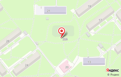 Каток в Новосибирске на карте