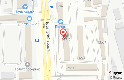 Торговая фирма на Троицком тракте на карте