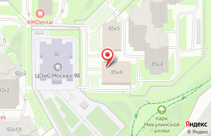 Автомойка Алькор на Мичуринском проспекте на карте
