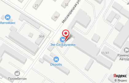 Строительная компания Волгос на Москворецкой улице на карте