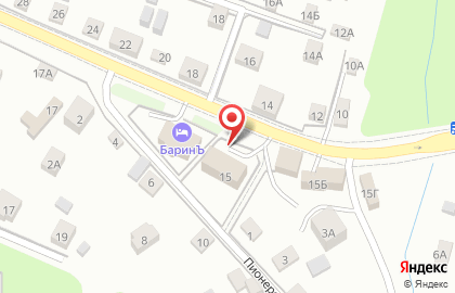 Отель Речной причал на карте