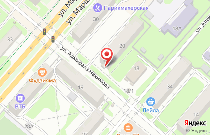 Бухгалтерская фирма Финансовый Результат на улице Адмирала Нахимова на карте