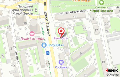 Семейная парикмахерская Элита на проспекте Ленина на карте