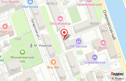 UniExpress на Озерковской набережной на карте