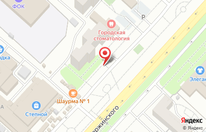 Продовольственный магазин Дельта на проспекте Дзержинского на карте