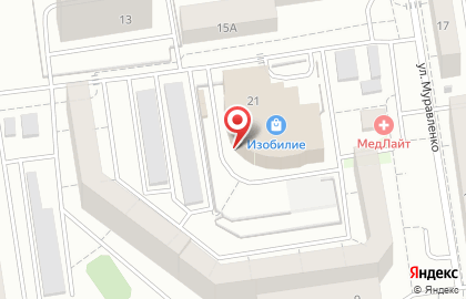 Супермаркет Пятёрочка на улице Муравленко на карте