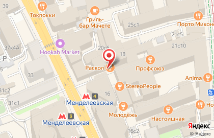 Магазин материалов для ресниц и бровей Kukolka studio на Новослободской улице на карте