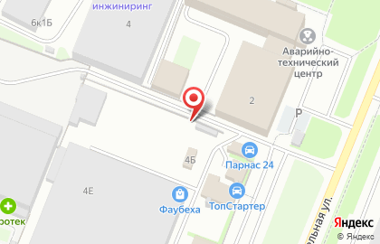 Автомойка Парнас на карте
