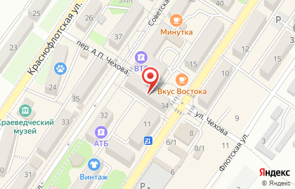 Магазин мяса Мерси Агро Сахалин на Советской улице, 34 на карте