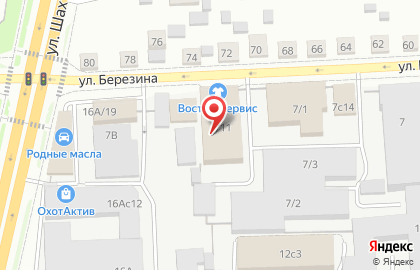 Красноярск-Восток-Сервис в Советском районе на карте