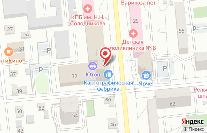 Типография Ютон на карте