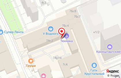 Служба доставки и логистики Сдэк на Кронштадтском бульваре на карте