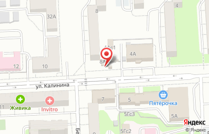 Магазин овощей и фруктов в Калининском районе на карте