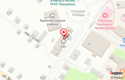 Гостиница Уют в Великом Новгороде на карте