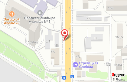 Ковка на улице Малиновского на карте