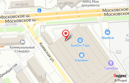Торгово-офисный комплекс Караван в Ленинском районе на карте