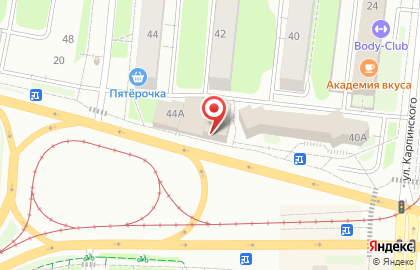 Магазин по продаже запчастей Avtozar в Индустриальном районе на карте