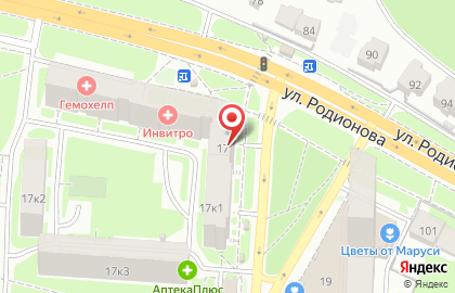 Пункт технического осмотра Автотехосмотр 52 в Нижегородском районе на карте