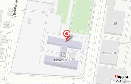 Детская школа искусств №6 на улице Леваневского на карте