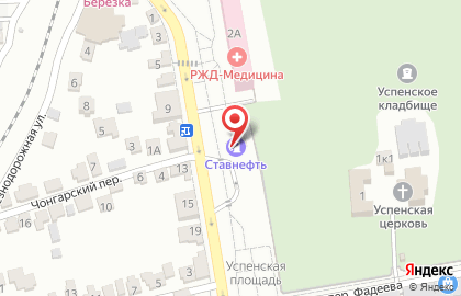 АЗС в Ставрополе на карте