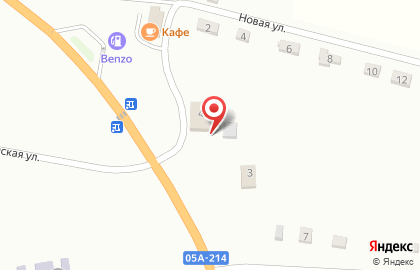 Продовольственный магазин Татьяна на Центральной улице на карте