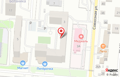 ОАО Банкомат, Уральский Банк Реконструкции и Развития на Совхозной улице на карте