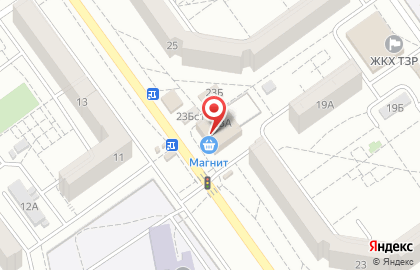 Сеть супермаркетов Магнит в Тракторозаводском районе на карте