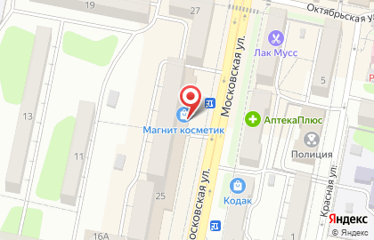 Гипермаркет Магнит на ​Московской, 25 на карте